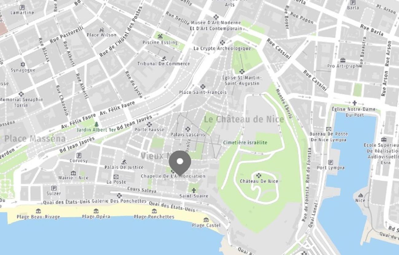 Aparthotel Riviera - Barillerie 12 - Vieille Ville 1Mn Plage - Appartement 2 Pieces Ac 니스 외부 사진